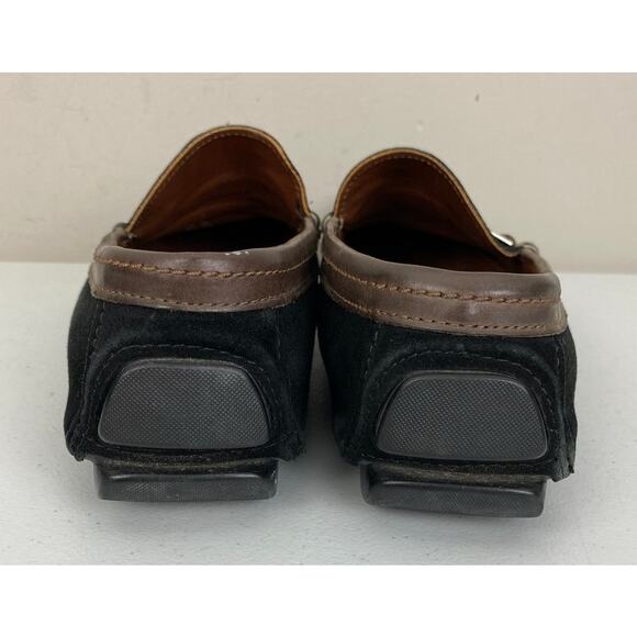 Men Allen Edmonds Pasadena USA leather suede buckle driver loafers dress shoes main image 5